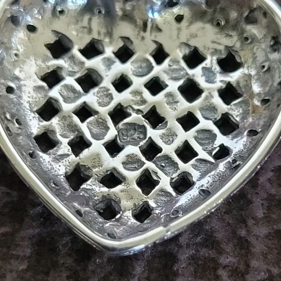 willowbird🪶 Silver🤍 Dotted Heart❤ Pendant Necklace - NWT - Picture 12 of 16